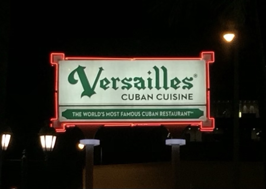 Versailles Restaurant sign